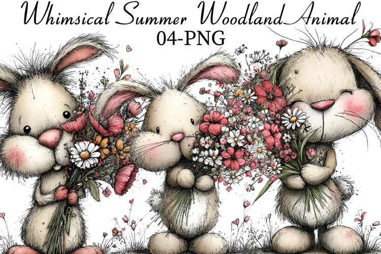 Whimsical Summer Woodland Animal