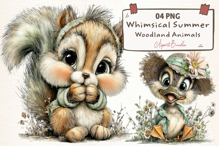 Woodland Animals Clipart Image 18