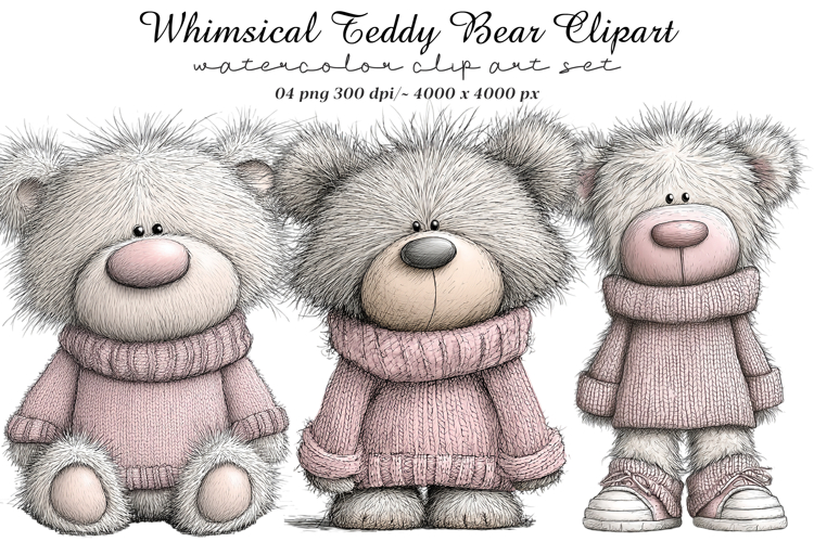 Teddy Bear Clipart Image 20
