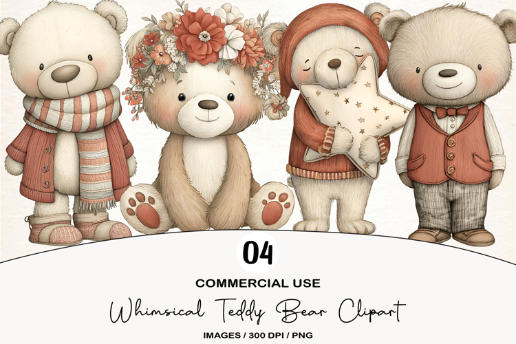 Teddy Bear Illustration Image 5