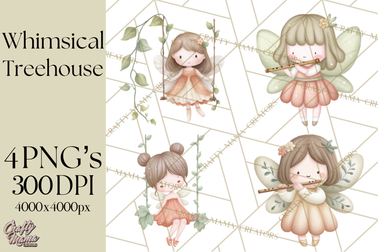 Magical Treehouse Adventure Clipart PNG Fantasy Mini World