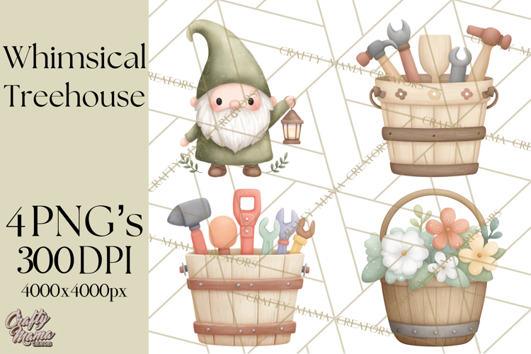 Magical Treehouse Adventure Clipart PNG Fantasy Mini World