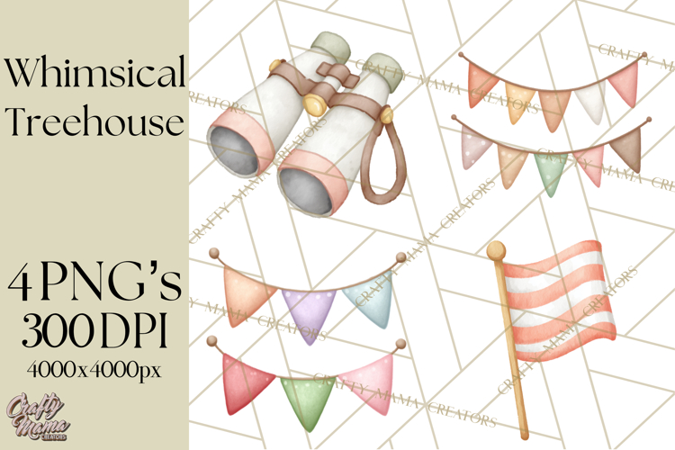 Magical Treehouse Adventure Clipart PNG Fantasy Mini World