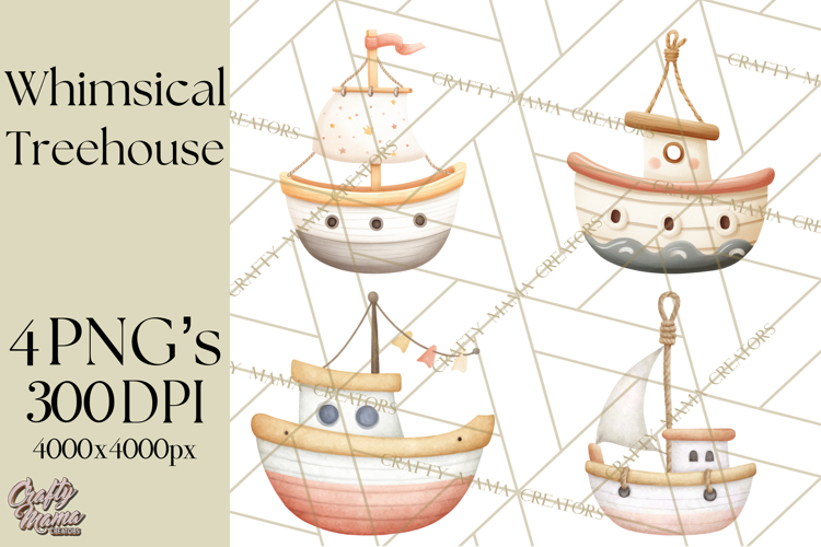 Magical Treehouse Adventure Clipart PNG Fantasy Mini World