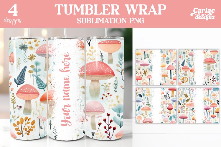 Whimsical Tumbler Sublimation Wrap