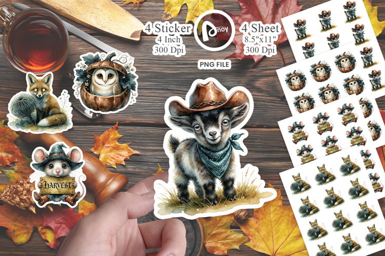 Twilight Harvest Friends Sticker