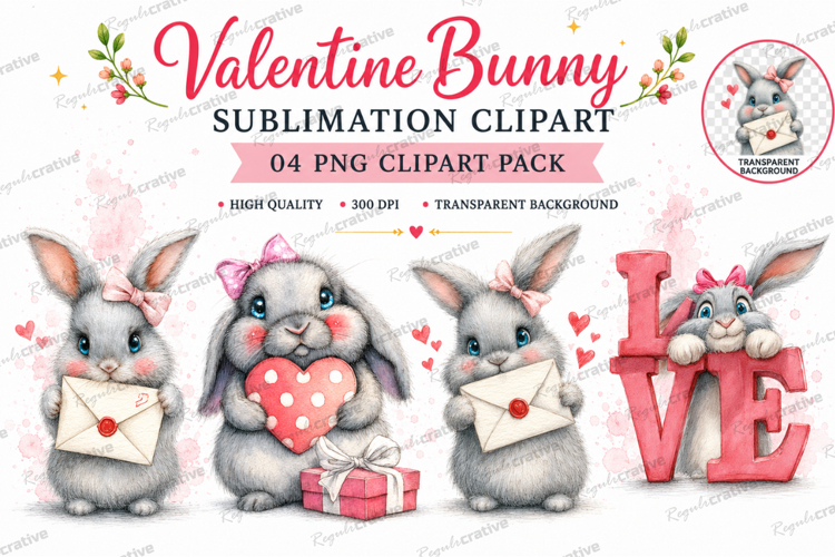 Whimsical Valentines Day Cut SVG File,Valentines Bunny svg