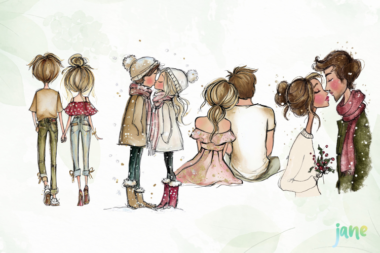 Whimsical Valentine’s Day Clipart