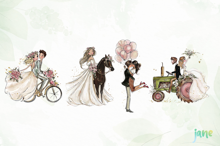 Whimsical Valentine’s Day Clipart