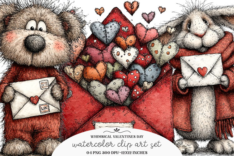 Valentine Hearts Clipart Image 17