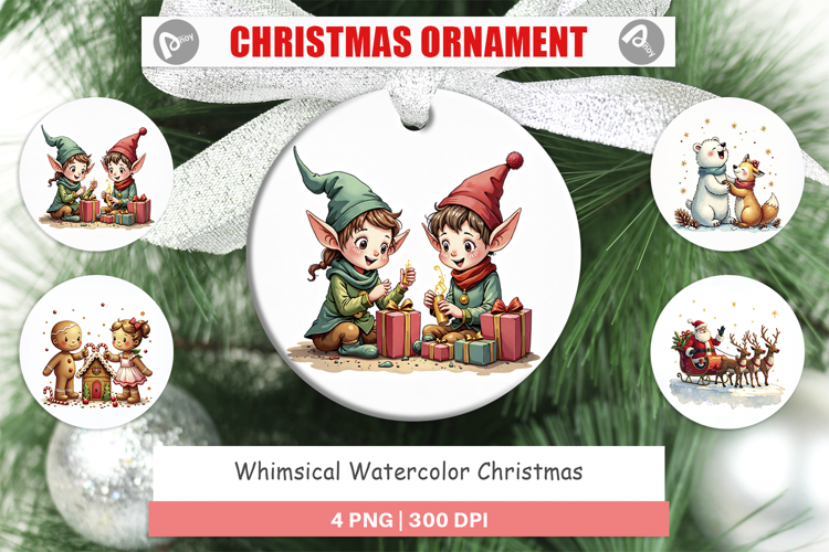 Whimsical Christmas Ornament