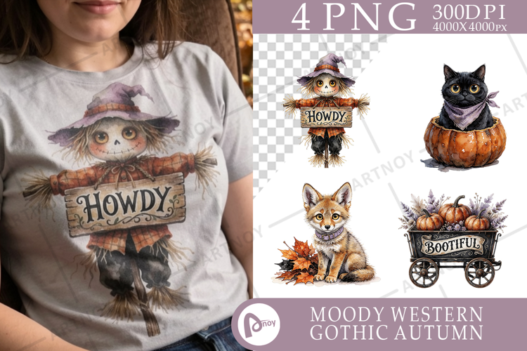 Western Autumn Animals Sublimation
