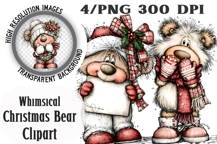 Winter Animals Clipart Image 5