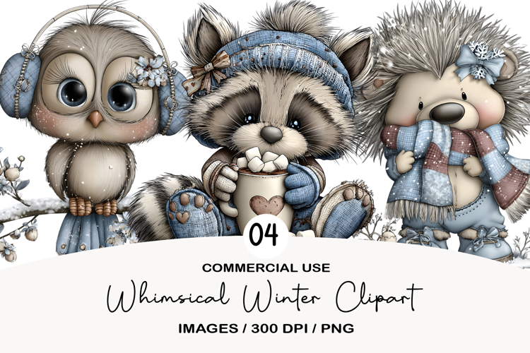 Whimsical Winter Clipart