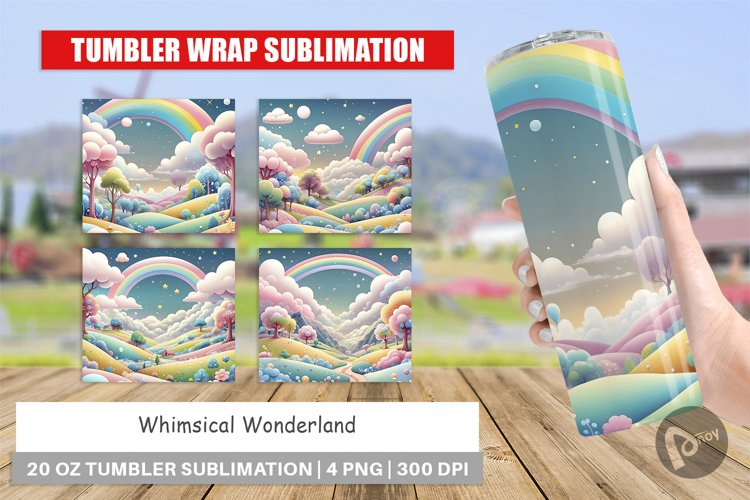 Tumbler Wrap Whimsical Wonderland