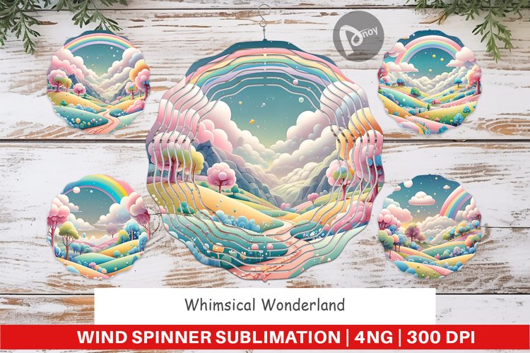 Wind Spinner Whimsical Wonderland