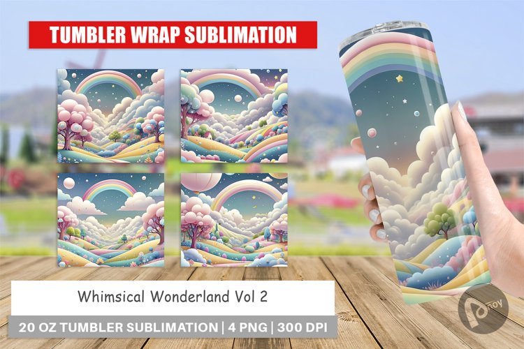 Tumbler Wrap Whimsical Wonderland