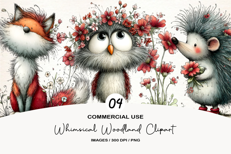 whimsical woodland clipart