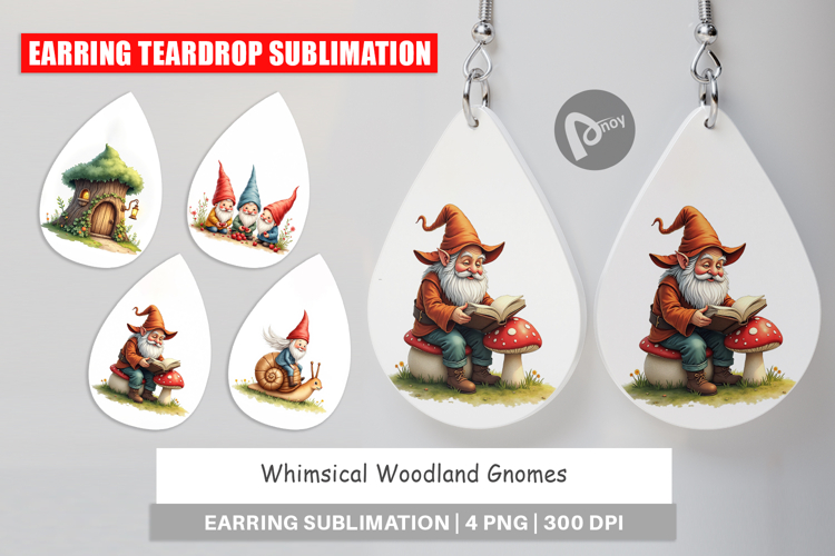 Woodland Gnomes Earring