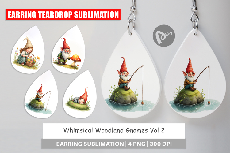 Woodland Gnomes Earring