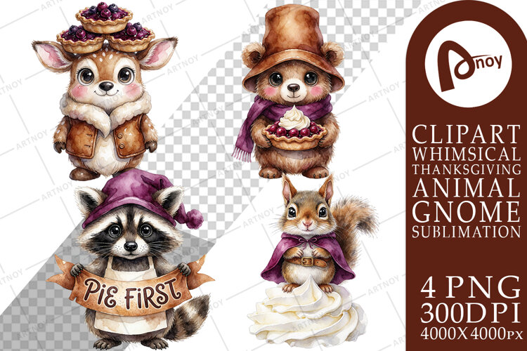Woodland Pie Thieves Sublimation example image 1