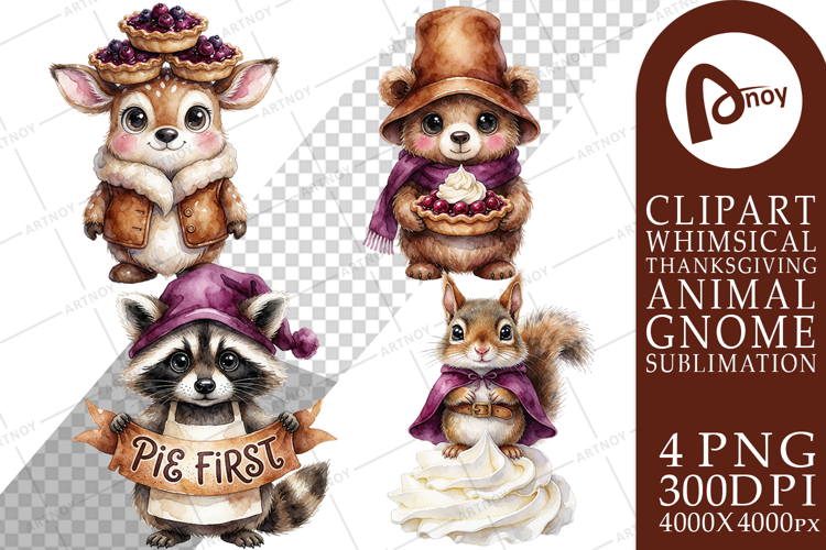 Woodland Pie Thieves Sublimation