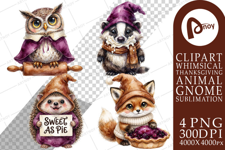 Woodland Pie Thieves Sublimation example image 1