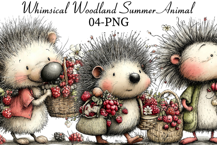 Whimsical Woodland Summer Animal