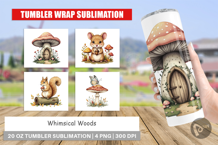 Tumbler Whimsical Woods
