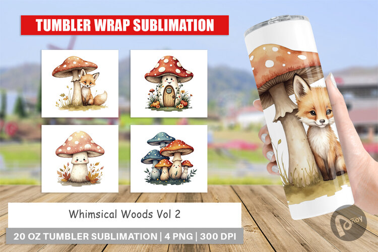 Tumbler Whimsical Woods example image 1