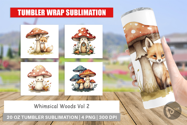 Tumbler Whimsical Woods