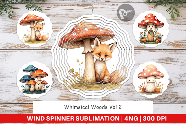 Wind Spinner Whimsical Woods