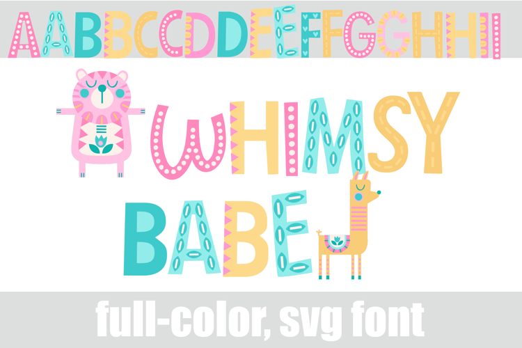 Whimsy Babe Color Font