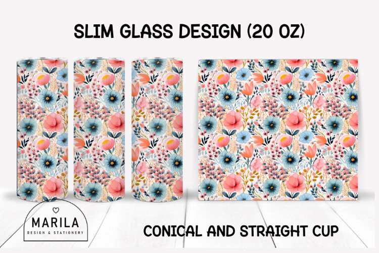 Skinny Tumbler Sublimation Designs Image 23