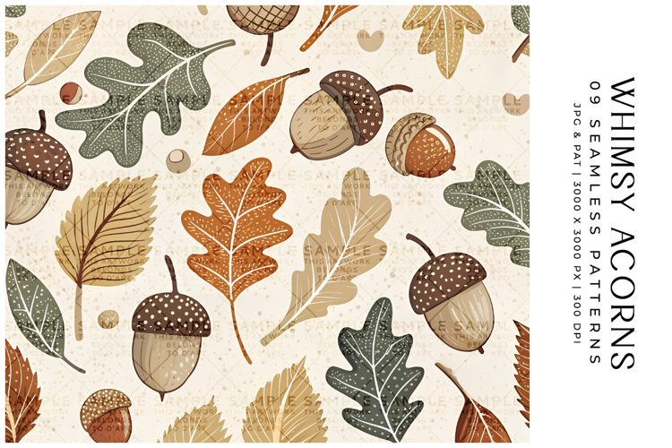 Fall Seamless Pattern Image 12
