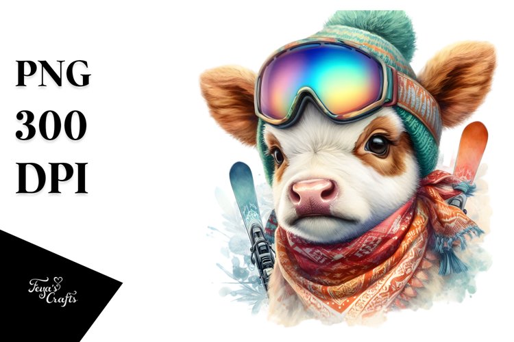 Skier Clipart Image 14