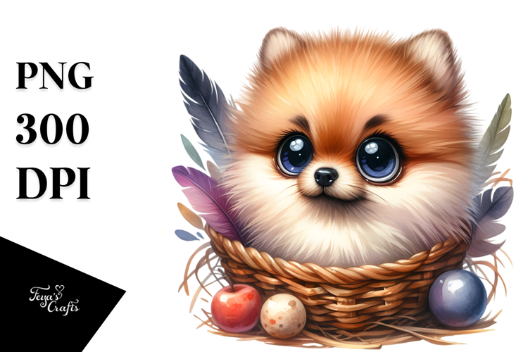 Pomeranian Clipart Image 7