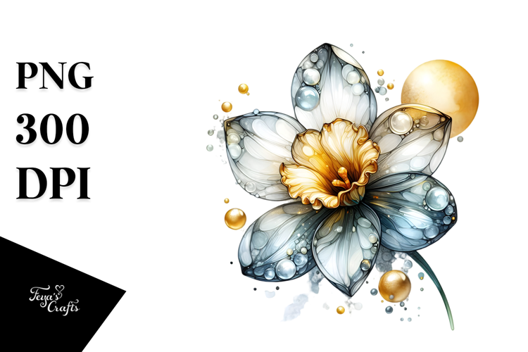 Glossy Narcissus PNG
