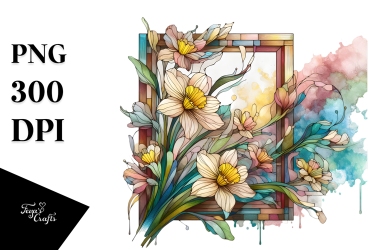 Wooden Stained Narcissus PNG