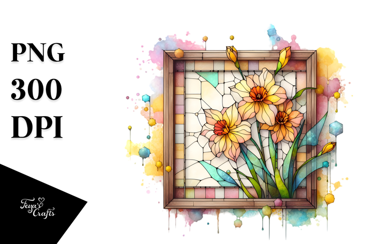 Wooden Stained Narcissus PNG
