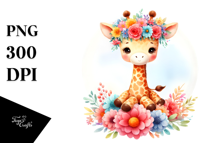 Giraffe Clipart Image 24