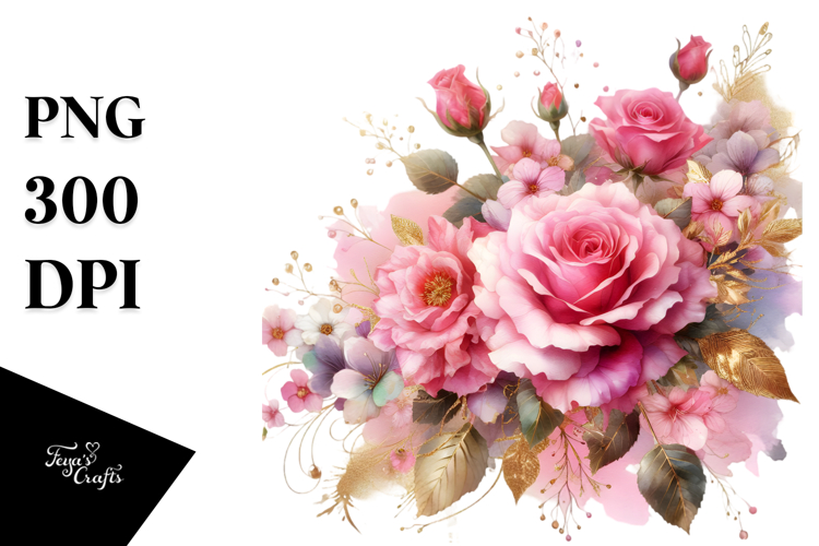 Pink Roses Png Image 17