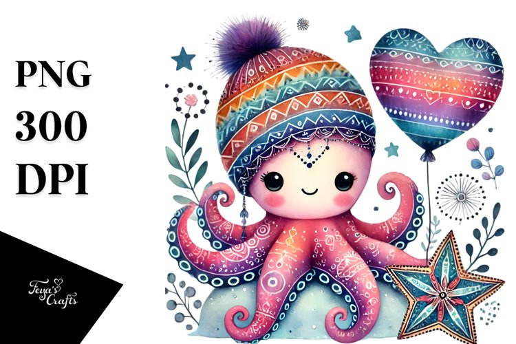 Octopus Clipart Image 9
