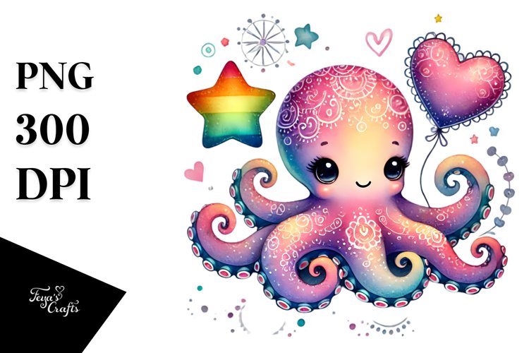 Octopus Clipart Image 8