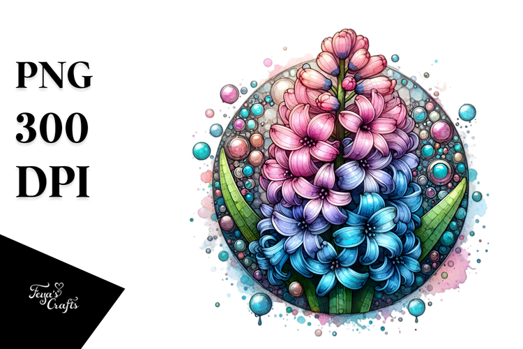 Abstract Wooden Hyacinth PNG