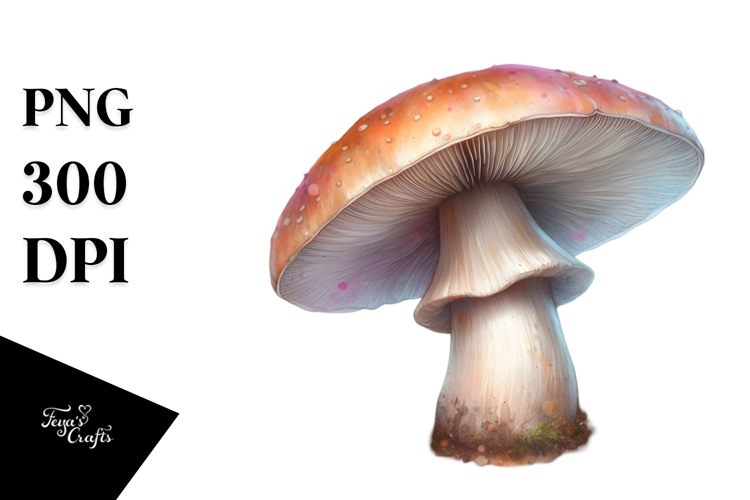 Detailed Mushroom PNG