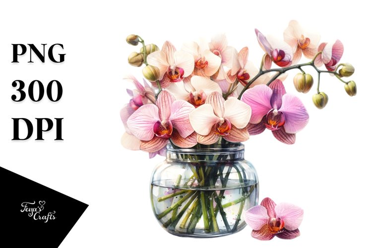 Orchid Clipart Image 21