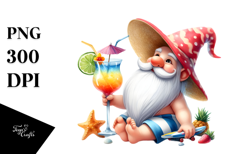 Watercolor Cocktail Clipart Image 15