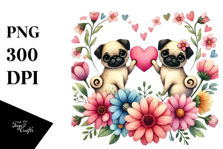 Pug Doodle Image 7