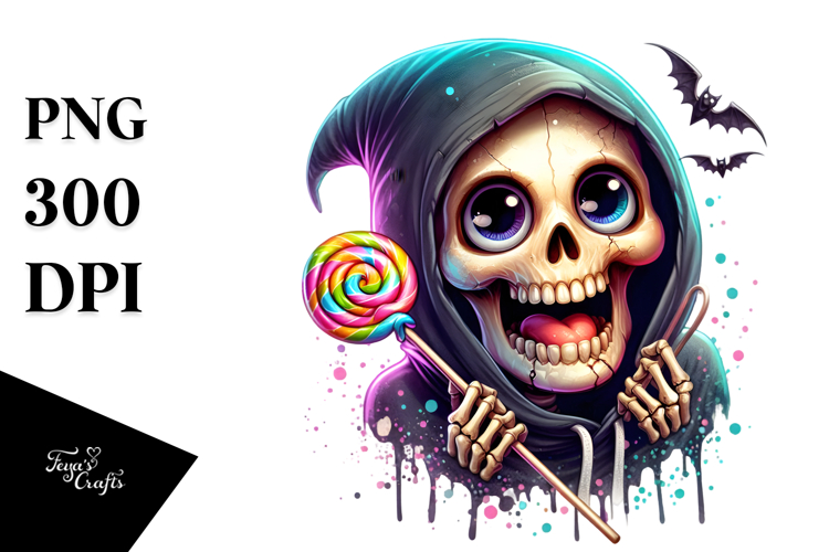 Vibrant Reaper Art, Transparent PNG